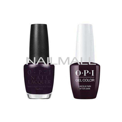 OPI Matching GelColor and Nail Polish - GNW42A - Lincoln Park After Dark 15mL Duo - Gel & Lacquer Combo