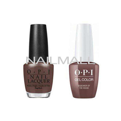 OPI Matching GelColor and Nail Polish - GNW60A - Squeaker of the house 15mL nailmall