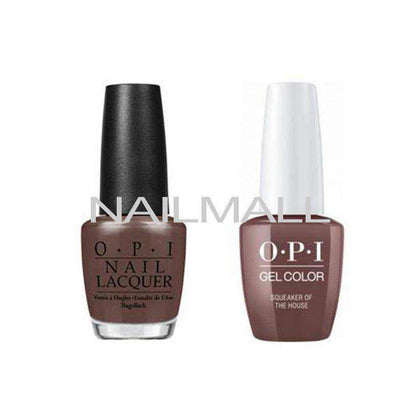 OPI Matching GelColor and Nail Polish - GNW60A - Squeaker of the house 15mL Duo - Gel & Lacquer Combo