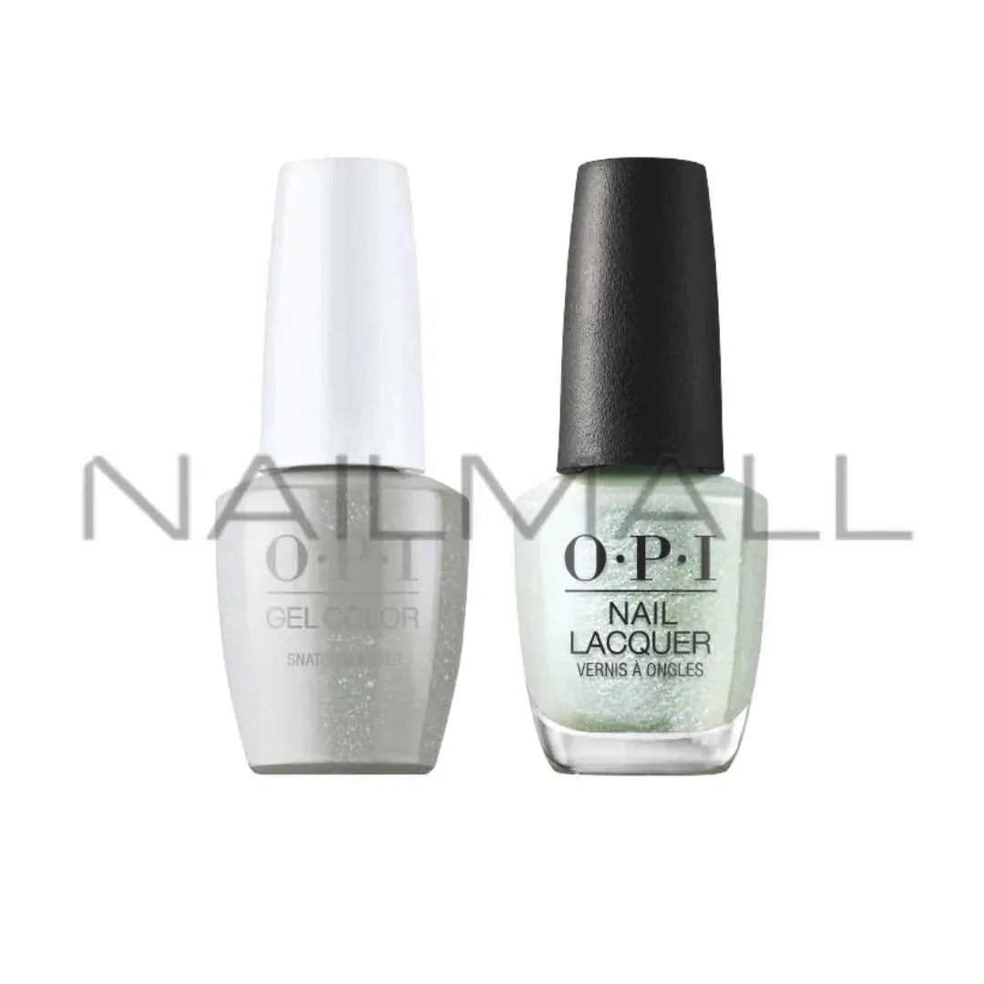 OPI Matching Gelcolor and Nail Polish - S017	Snatch'd Silver