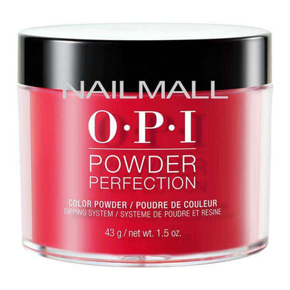 OPI Powder Perfection - Red Hot Rio 1.5 oz nailmall