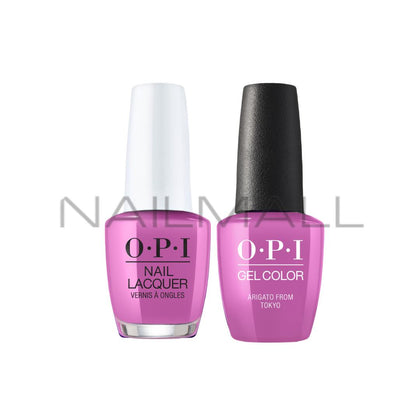 OPI	Spring 2019	Tokyo	Gel Duo	Matching Gelcolor and Nail Polish	Arigato from Tokyo	T82 