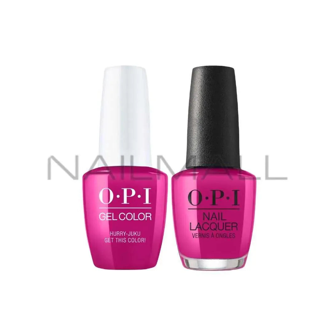 OPI	Spring 2019	Tokyo	Gel Duo	Matching Gelcolor and Nail Polish	Hurry-juku Get This Color!	T83
