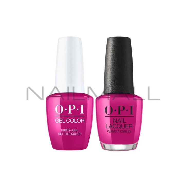 OPI	Spring 2019	Tokyo	Gel Duo	Matching Gelcolor and Nail Polish	Hurry-juku Get This Color!	T83