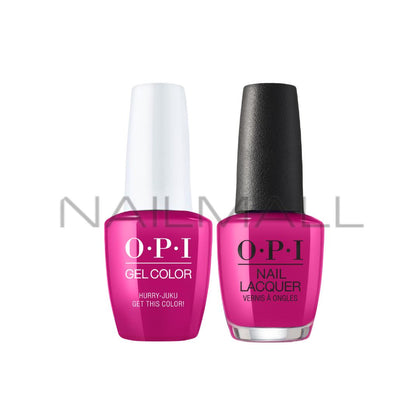 OPI	Spring 2019	Tokyo	Gel Duo	Matching Gelcolor and Nail Polish	Hurry-juku Get This Color!	T83 