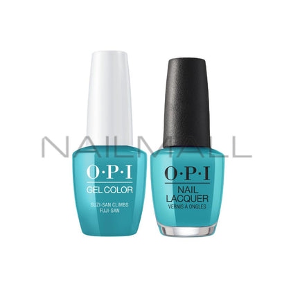 OPI	Spring 2019	Tokyo	Gel Duo	Matching Gelcolor and Nail Polish	Suzi-san Climbs Fuji-san	T88 