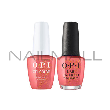 OPI	Spring 2020	Mexico City	Gel Duo	Matching Gelcolor and Nail Polish	Mural Mural on the Wall	M87 