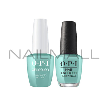 OPI	Spring 2020	Mexico City	Gel Duo	Matching Gelcolor and Nail Polish	Verde Nice to Meet You	M84 