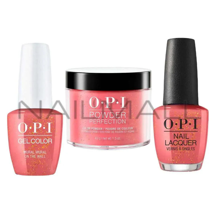 OPI	Spring 2020	Mexico City	Trio Set	Mural Mural on the Wall	M87 