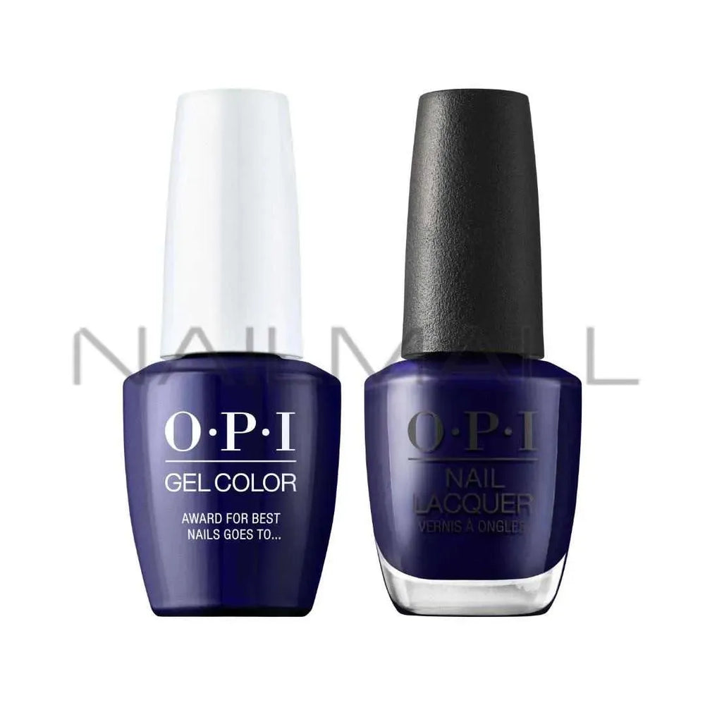 OPI	Spring 2021	Hollywood	Gel Duo	Matching Gelcolor and Nail Polish	Award for Best Nails goes to...	H009