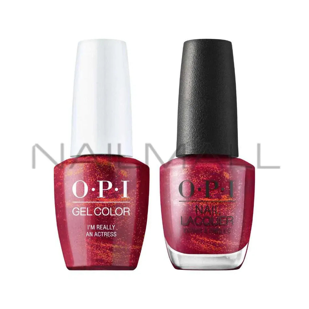 OPI	Spring 2021	Hollywood	Gel Duo	Matching Gelcolor and Nail Polish	I'm Really an Actress	H010