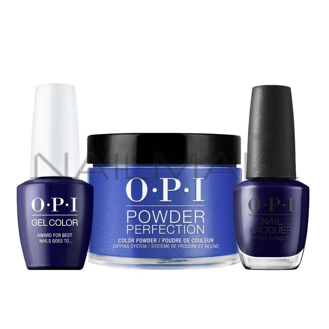 OPI	Spring 2021	Hollywood	Trio Set	Award for Best Nails goes to...	H009 