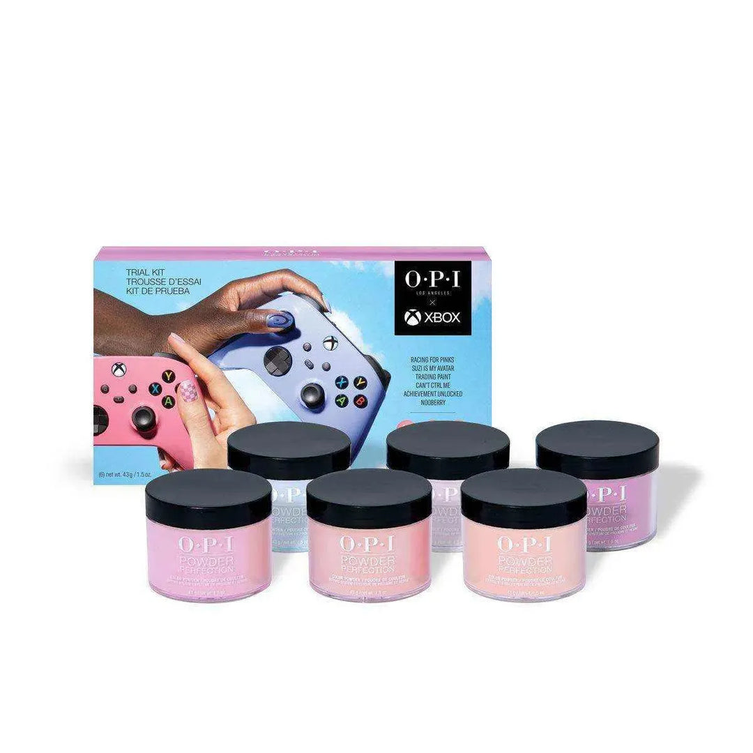 OPI Spring 2022 - Play the Palette Xbox Collection - Powder Perfection Kit 6pc Collection