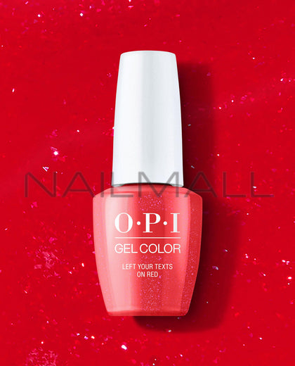 OPI	Spring 2023	Me, Myself and OPI	Gelcolor	Left Your Texts on Red	GCS010 