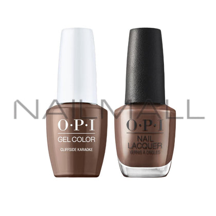 OPI	Summer 2021	Malibu	Gel Duo	Matching Gelcolor and Nail Polish	Cliffside Karaoke	N80 