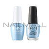 OPI	Summer 2021	Malibu	Gel Duo	Matching Gelcolor and Nail Polish	Mali-Blue Shore	N87