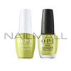 OPI	Summer 2021	Malibu	Gel Duo	Matching Gelcolor and Nail Polish	Pear-adise Cove	N86