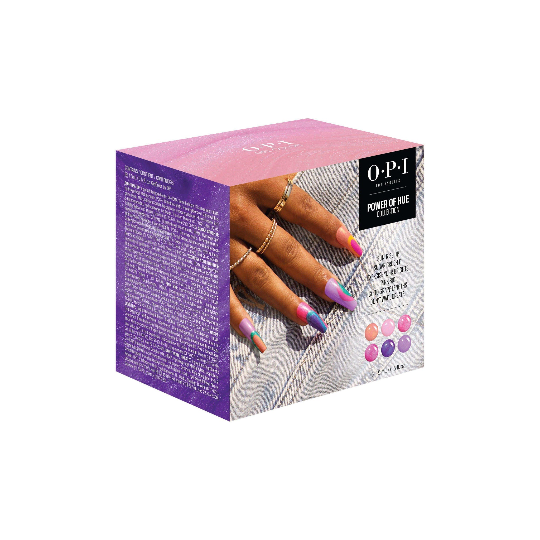 OPI Summer 2022 - Power of Hue Collection - GelColor Kit A 6pc