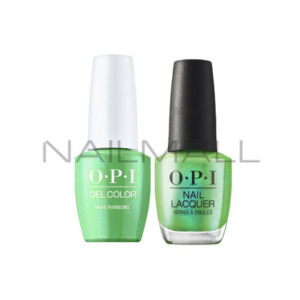 OPI	Summer 2022	Power of Hue	Gel Duo	Matching Gelcolor and Nail Polish	Make Rainbows	B009 