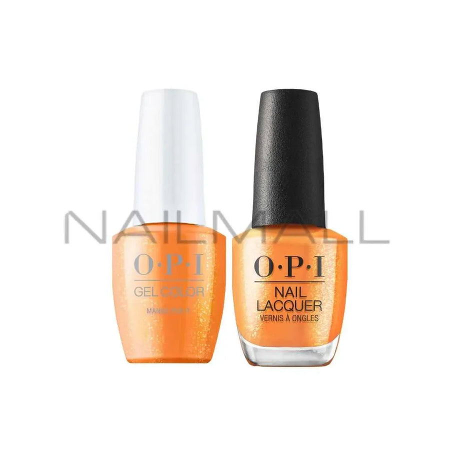OPI	Summer 2022	Power of Hue	Gel Duo	Matching Gelcolor and Nail Polish	Mango for It	B011