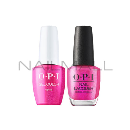 OPI	Summer 2022	Power of Hue	Gel Duo	Matching Gelcolor and Nail Polish	Pink BIG	B004 