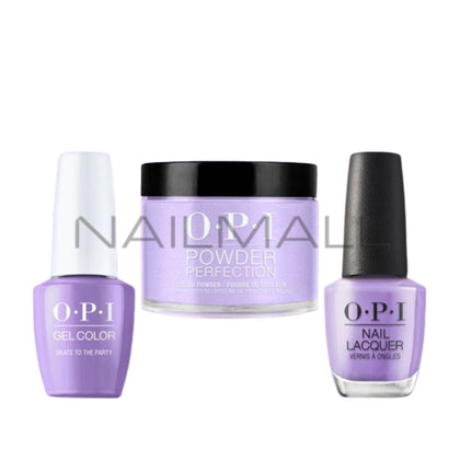 OPI	Summer 2023	Summer Makes the Rules	Trio Set	Skate to the Party	P007 