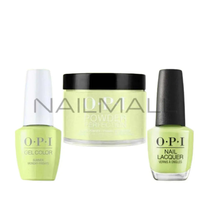 OPI	Summer 2023	Summer Makes the Rules	Trio Set	Summer Monday Fridays	P012 