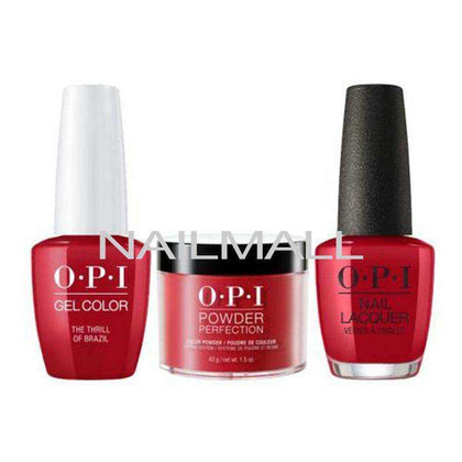 OPI Trio Set - A16 - The Thrill Of Brazil nailmall