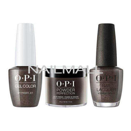 OPI Trio Set - B59 - My Private Jet OPI Trio Set - Gel, Lacquer, & Dip