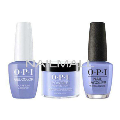 OPI Trio Set - E74 - You're Such A Budapest OPI Trio Set - Gel, Lacquer, & Dip