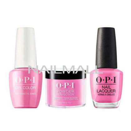 OPI Trio Set - F80 - Two-timing the Zones OPI Trio Set - Gel, Lacquer, & Dip