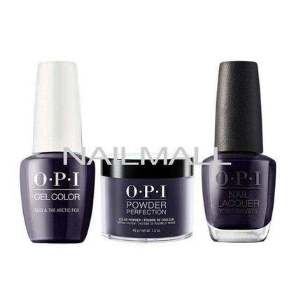 OPI Trio Set - I56 - Suzi & The Artic Fox OPI Trio Set - Gel, Lacquer, & Dip