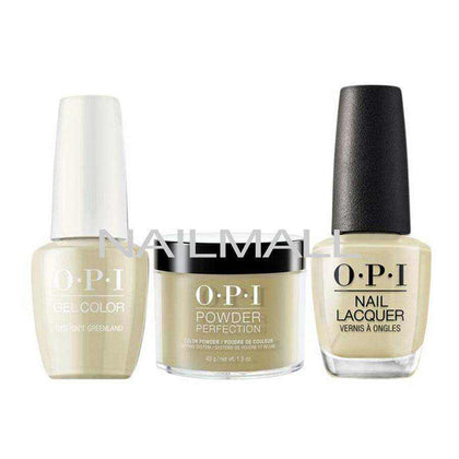 OPI Trio Set - I58 - This Isn't Greenland OPI Trio Set - Gel, Lacquer, & Dip