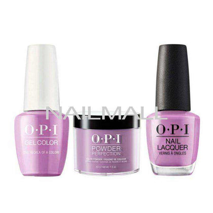 OPI Trio Set - I62 - One Heckla of a Color OPI Trio Set - Gel, Lacquer, & Dip