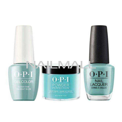 OPI Trio Set - L24 - Closer Than You Might Belem OPI Trio Set - Gel, Lacquer, & Dip