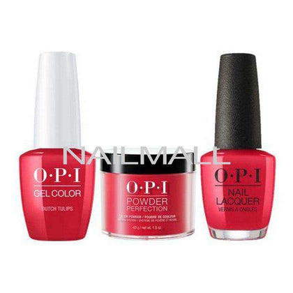 OPI Trio Set - L60 - Dutch Tulips OPI Trio Set - Gel, Lacquer, & Dip