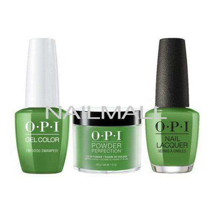 OPI Trio Set - N60 - I'm sooo Swamped OPI Trio Set - Gel, Lacquer, & Dip