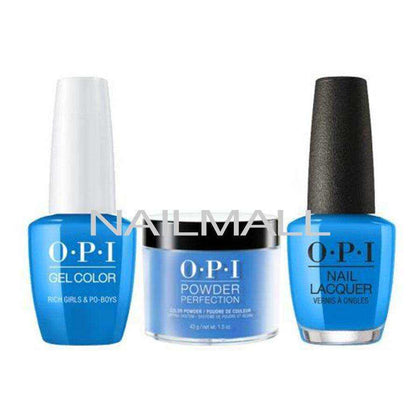 OPI Trio Set - N61 - Rich Girls & Po-Boys OPI Trio Set - Gel, Lacquer, & Dip