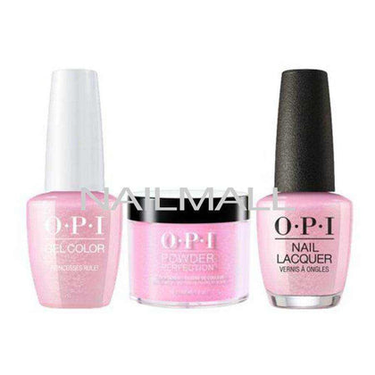 OPI Trio Set - R44 - Princesses Rule OPI Trio Set - Gel, Lacquer, & Dip