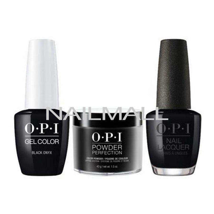 OPI Trio Set - T02 - Black Onyx OPI Trio Set - Gel, Lacquer, & Dip