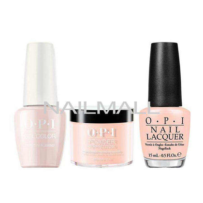 OPI Trio Set - T74 - Stop It I'm Blushing OPI Trio Set - Gel, Lacquer, & Dip