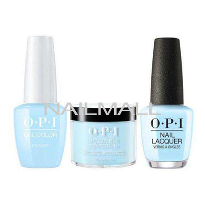 OPI Trio Set - T75 - It's A Boy OPI Trio Set - Gel, Lacquer, & Dip