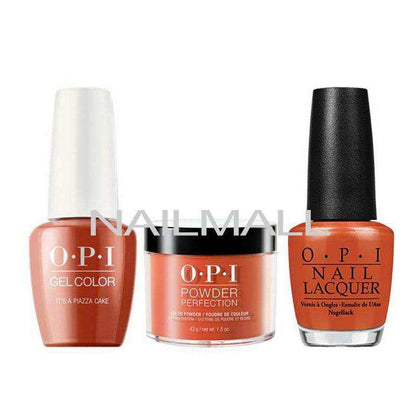 OPI Trio Set - V26 - It's a Piazza Cake OPI Trio Set - Gel, Lacquer, & Dip