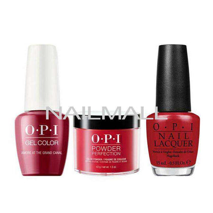 OPI Trio Set - V29 - Amore At The grand Canal OPI Trio Set - Gel, Lacquer, & Dip