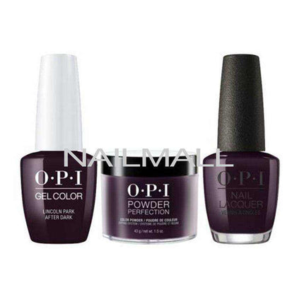 OPI Trio Set - W42 - Lincoln Park After Dark OPI Trio Set - Gel, Lacquer, & Dip