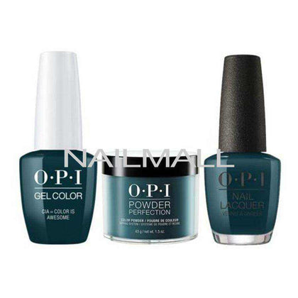 OPI Trio Set - W53 - Cia=Color Is Awesome OPI Trio Set - Gel, Lacquer, & Dip