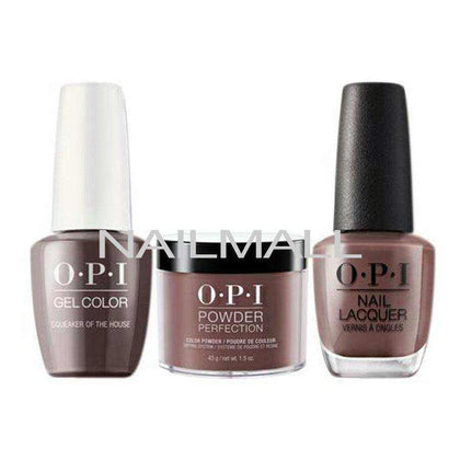 OPI Trio Set - W60 - Squeaker Of The House OPI Trio Set - Gel, Lacquer, & Dip