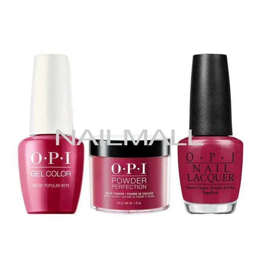 OPI Trio Set - W63 - OPI By Popular Vote OPI Trio Set - Gel, Lacquer, & Dip