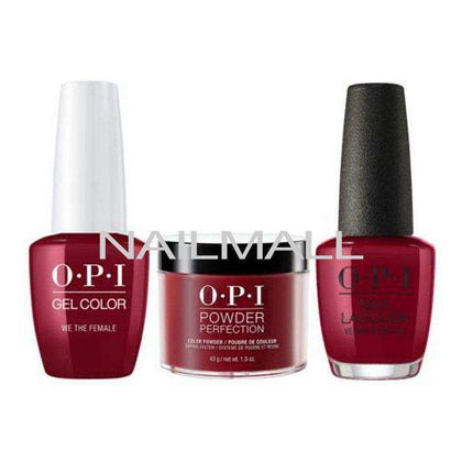 OPI Trio Set - W64 - We The Female OPI Trio Set - Gel, Lacquer, & Dip