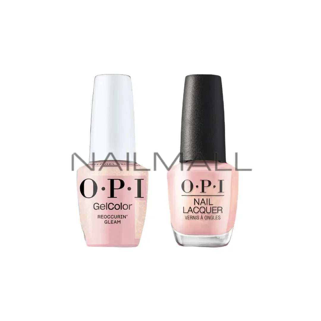 Reoccurin' Gleam	S039 - OPI	Spring 2025	OPI'm Dreaming	Gel Duo	Matching Gelcolor and Nail Polish